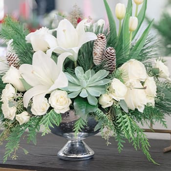 Teleflora's Winter Wilds Centerpiece