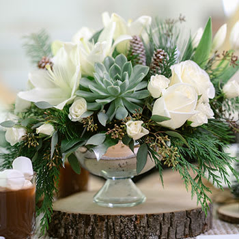 Teleflora's Winter Wilds Centerpiece
