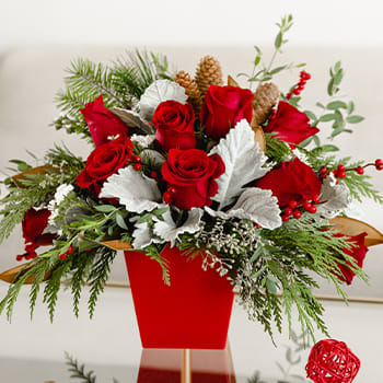 Winter Blooms Centerpiece