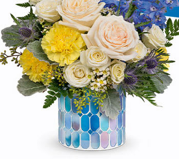 Teleflora's Dreaming of Blue Bouquet