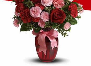 Dance with Me Bouquet with Red Roses