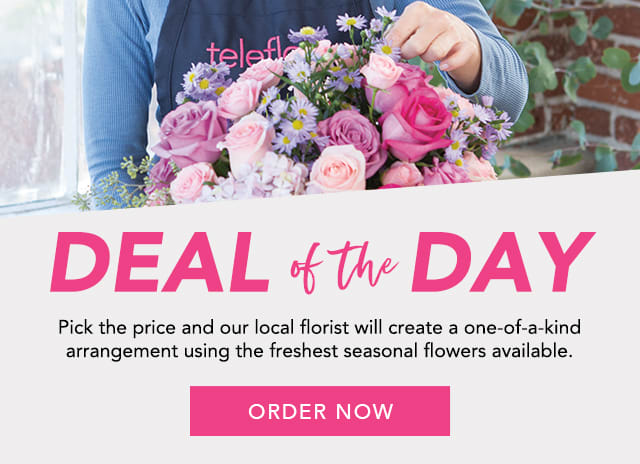 Oferta del día: flores frescas de temporada a un precio especial