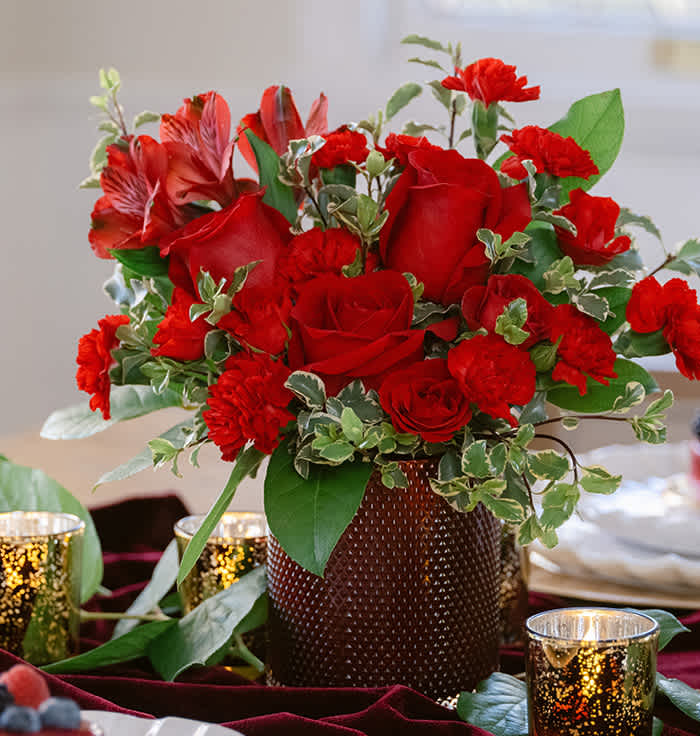 Teleflora's Radiant Crimson Bouquet