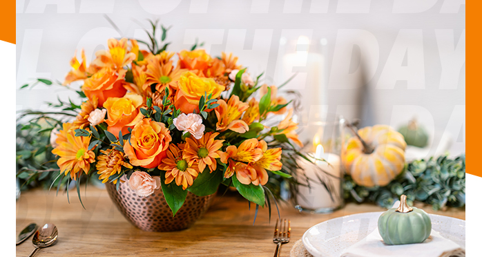 Teleflora's Copper Beauty Centerpiece