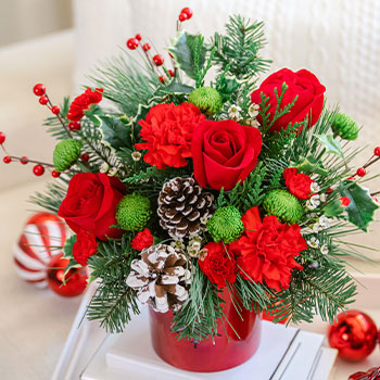 Teleflora's Stunning Snowflake Bouquet