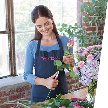 100% LOCAL FLORIST-ARRANGED BOUQUETS