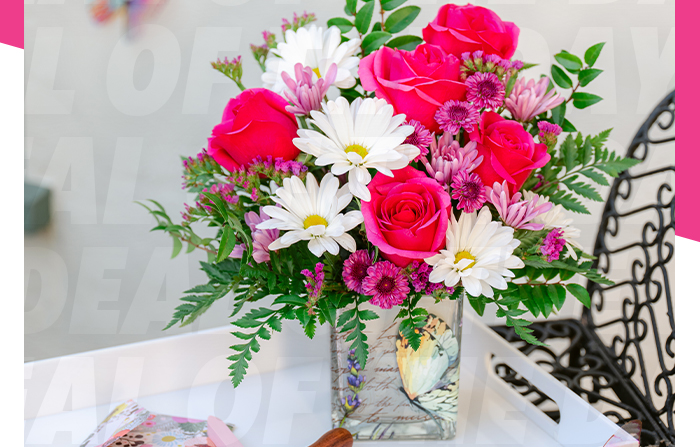 Teleflora's Vintage Butterfly Bouquet