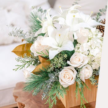 Teleflora's Snowy Woods Bouquet