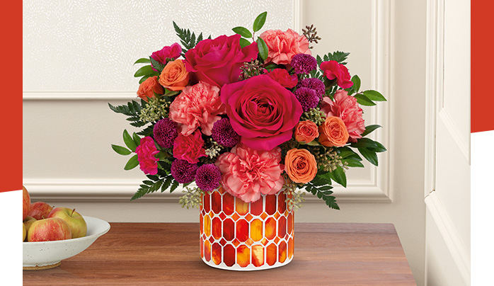 Teleflora's Sunset Blooms Bouquet