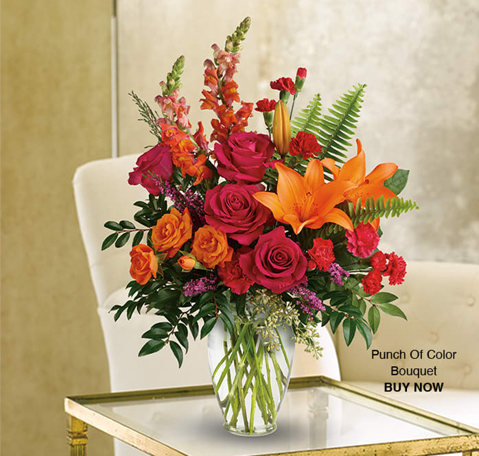 Punch Of Color Bouquet