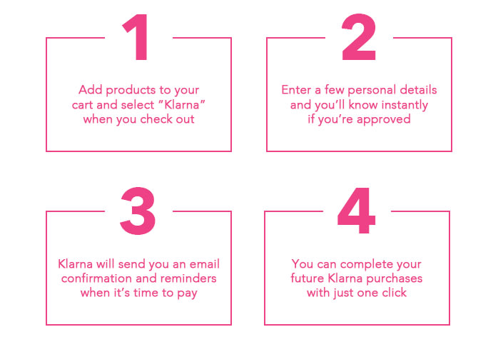 Use code <b>KLARNA30MDAY</b> at checkout