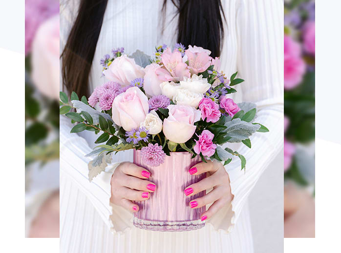 Teleflora's Rosy Pink Bouquet