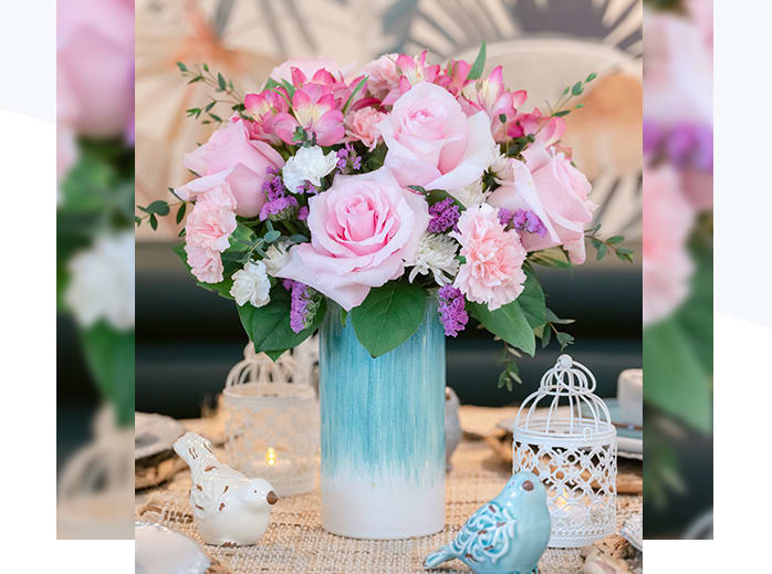 Teleflora's Sweet Aqua Bouquet