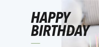 HAPPY BIRTHDAY