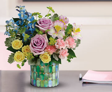 Teleflora's Stained Glass Blooms Bouquet