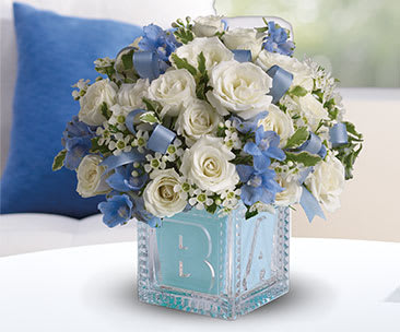 Baby's First Block by Teleflora - Blue
