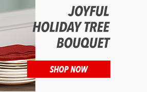 Teleflora's Joyful Holiday Tree Bouquet