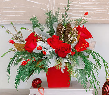 Winter Blooms Centerpiece