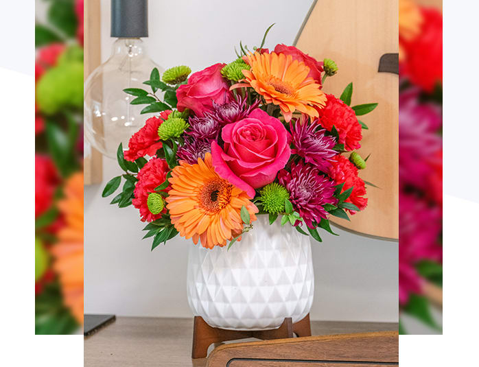 Teleflora's Mid Mod Brights Bouquet