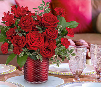 Teleflora's Radiant Crimson Bouquet