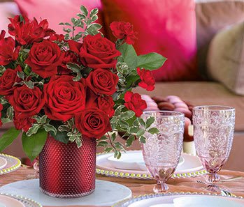 Teleflora's Radiant Crimson Bouquet