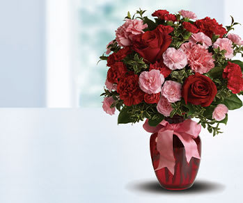 Dance with Me Bouquet with Red Roses