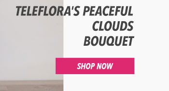 Teleflora's Peaceful Clouds Bouquet