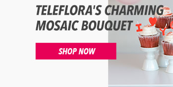 Teleflora's Charming Mosaic Bouquet