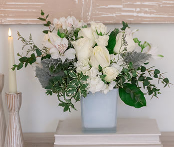 Teleflora's Peaceful Clouds Bouquet