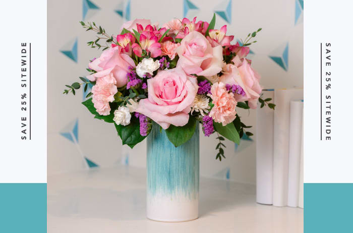 Teleflora's Sweet Aqua Bouquet
