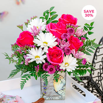Teleflora's Vintage Butterfly Bouquet