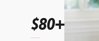 $80 and above