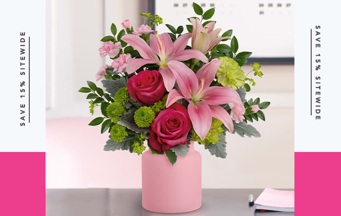 Teleflora's Savannah Blush Bouquet