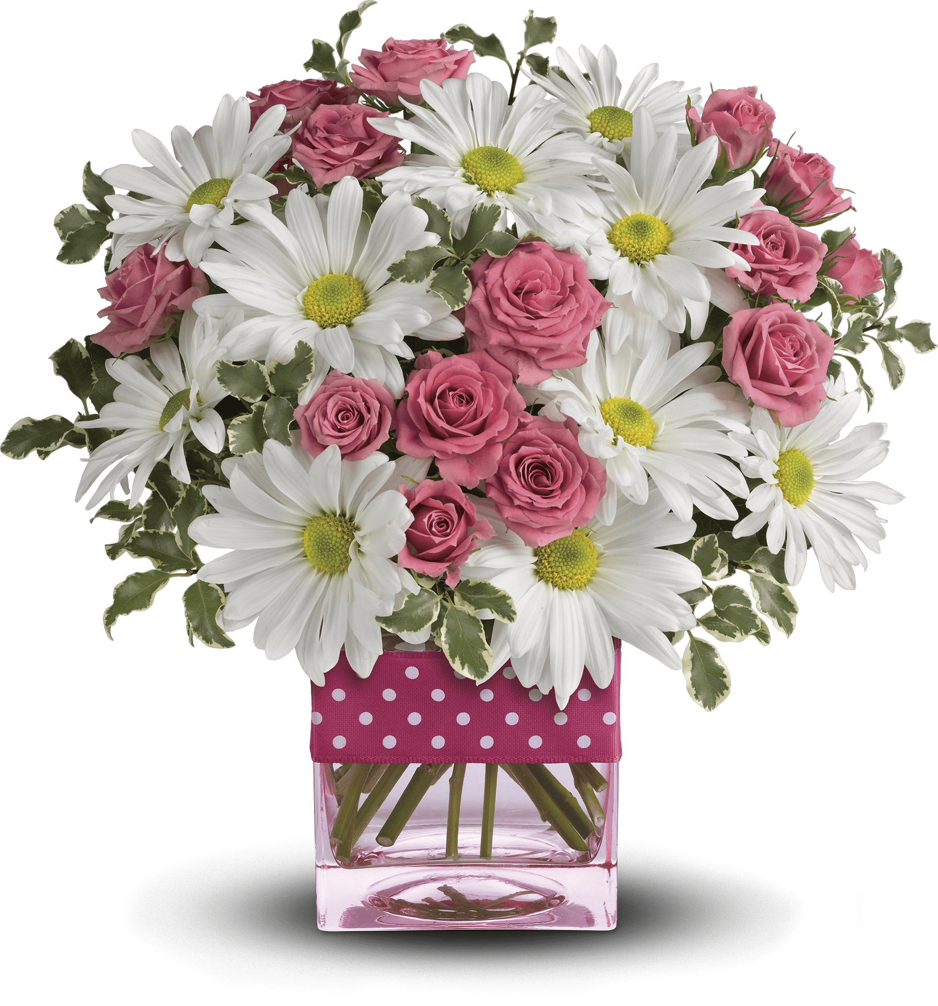 Teleflora's Polka Dots and Posies
