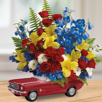 Teleflora's '65 Ford Mustang Bouquet