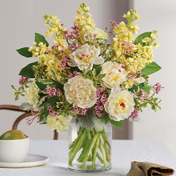 Serene Spring Peony Bouquet