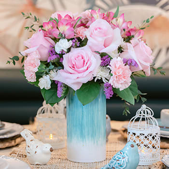 Teleflora's Sweet Aqua Bouquet
