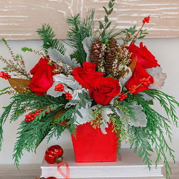 Winter Blooms Centerpiece