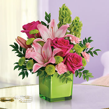 Teleflora's In Love With Lime Bouquet