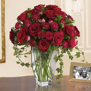 Teleflora's Rose Romanesque Bouquet - Red Roses