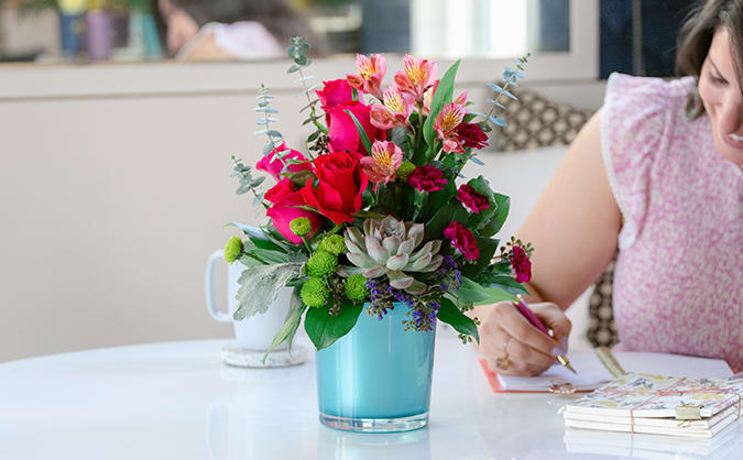 Teleflora's Topaz Wonderland Bouquet