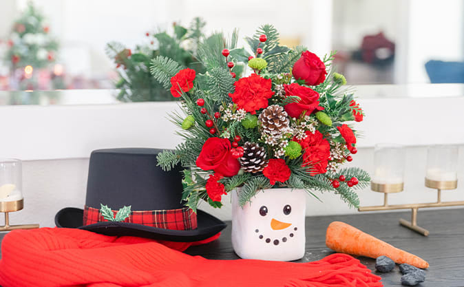 Teleflora's Festive Frosty Bouquet