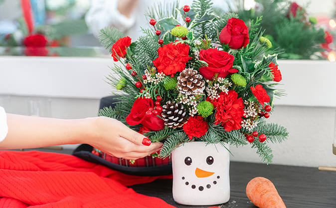 Teleflora's Festive Frosty Bouquet