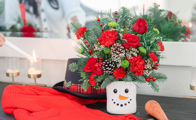 Teleflora's Festive Frosty Bouquet