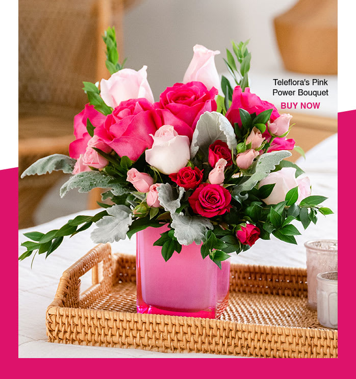Teleflora's Pink Power Bouquet