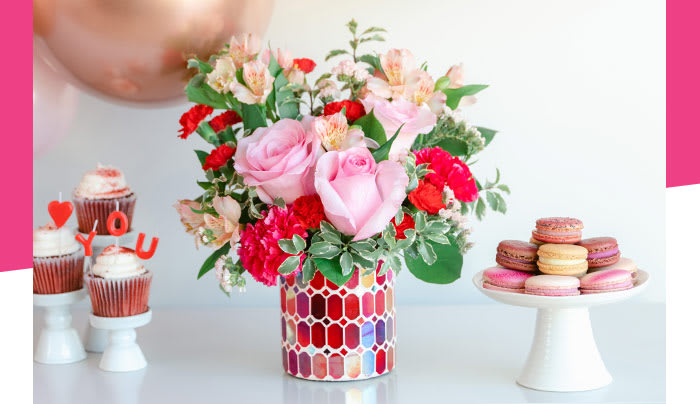 Teleflora's Charming Mosaic Bouquet