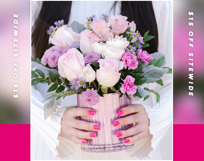 Teleflora's Rosy Pink Bouquet