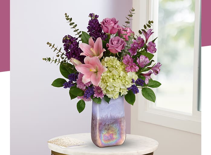 Teleflora's Purple Swirls Bouquet