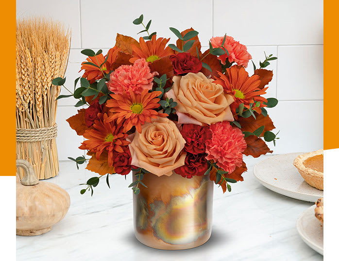 Teleflora's Copper Rose Bouquet