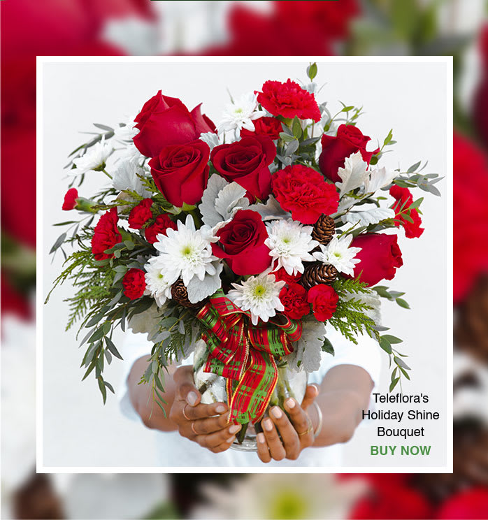Teleflora's Holiday Shine Bouquet